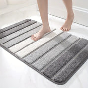 Lumiére Striped Saugle Bath Matte-2