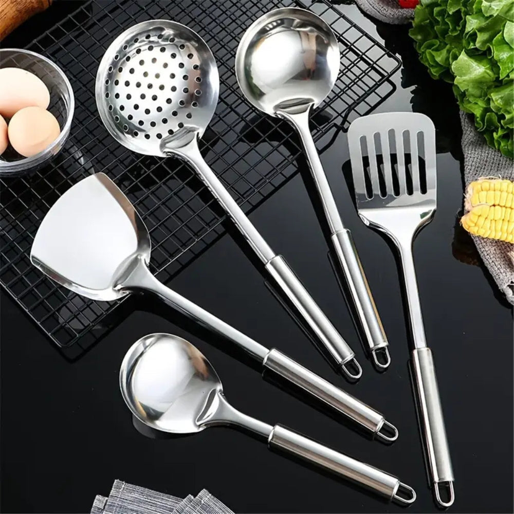 Premium Edelstahlkochutensilien | 5pcs gesetzt-1
