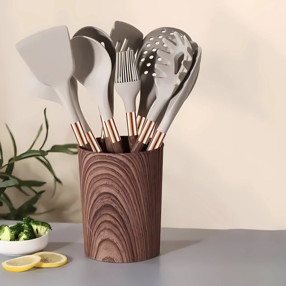 Luxus Silikonkochutensilien | 10 PCs gesetzt-2