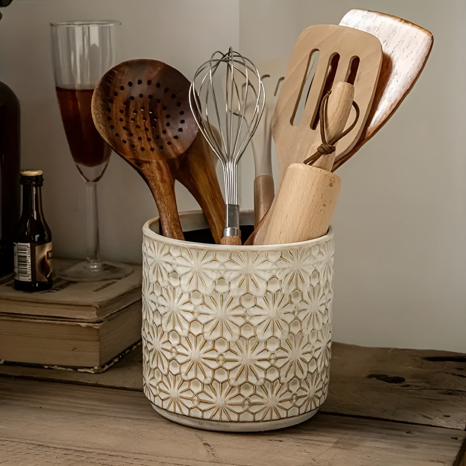 Bloom Craft Ceramic Utensilhalter-1
