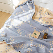 Botanische Rebe reversible Decke-5