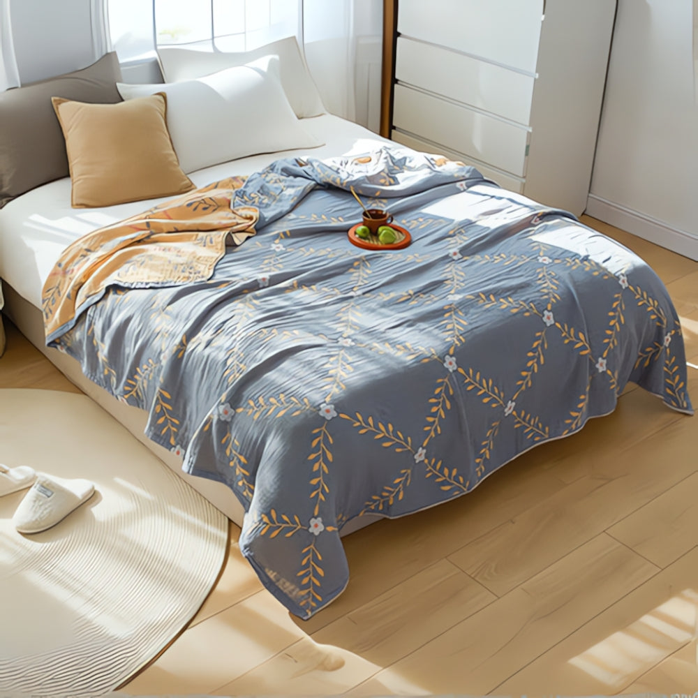 Botanische Rebe reversible Decke-1