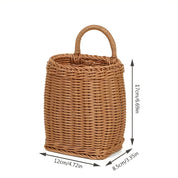 Willow Rattan gewebter Speicherkorb-1