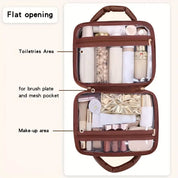Sophia | Luxus Karierter Geräumiger Kosmetik Organizer