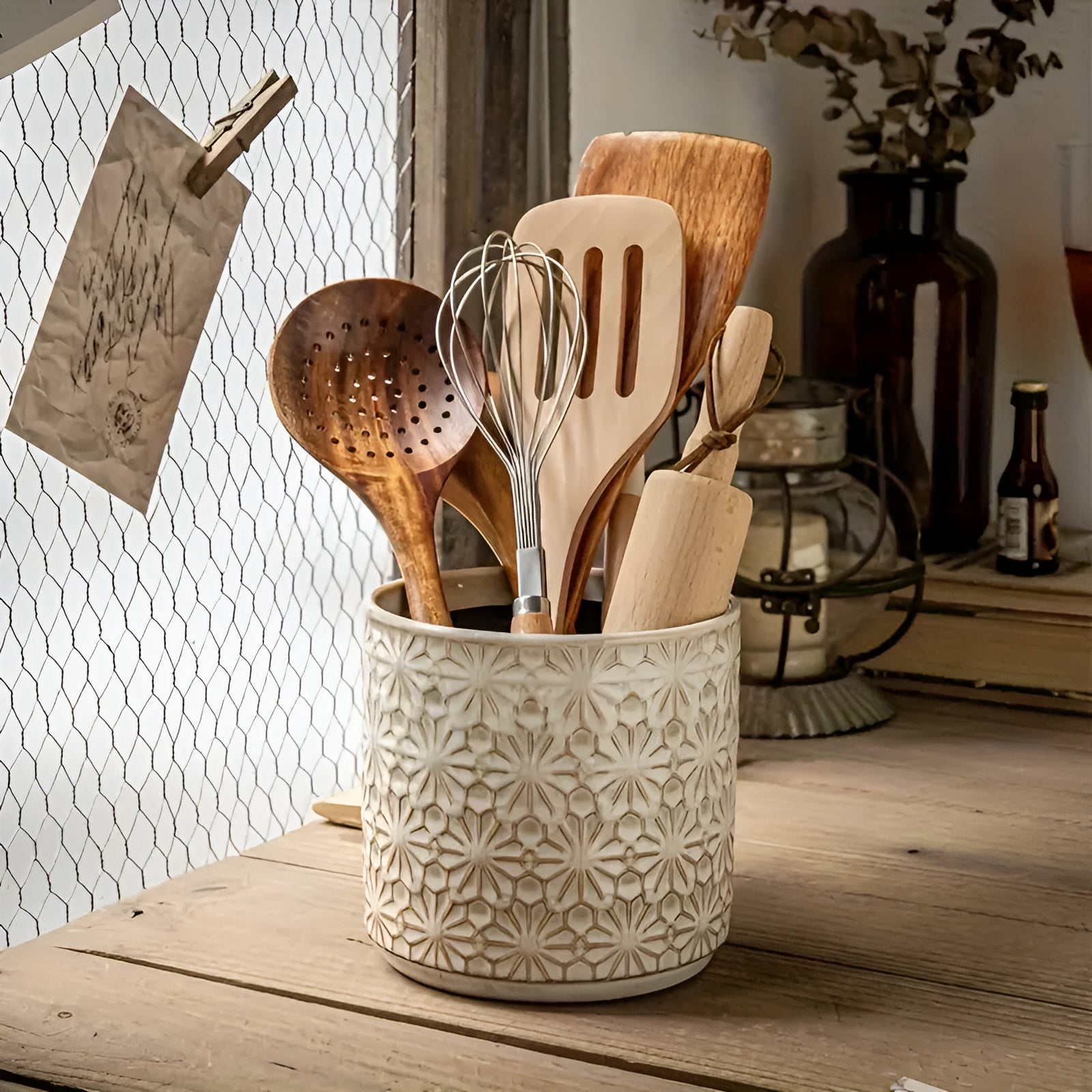 Bloom Craft Ceramic Utensilhalter-4