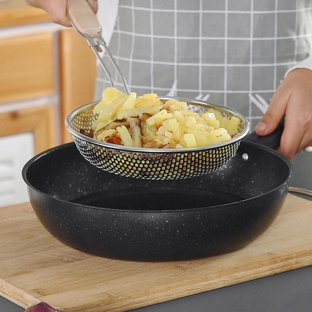 Skimmer Edelstahl -Colander -Sieb-5