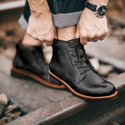 DAVID | Bequeme Leder Herrenschuhe