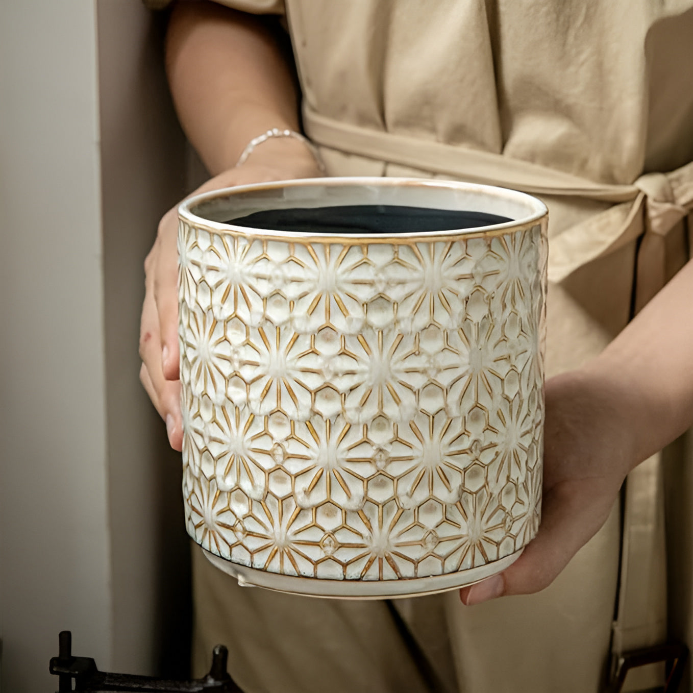 Bloom Craft Ceramic Utensilhalter-2