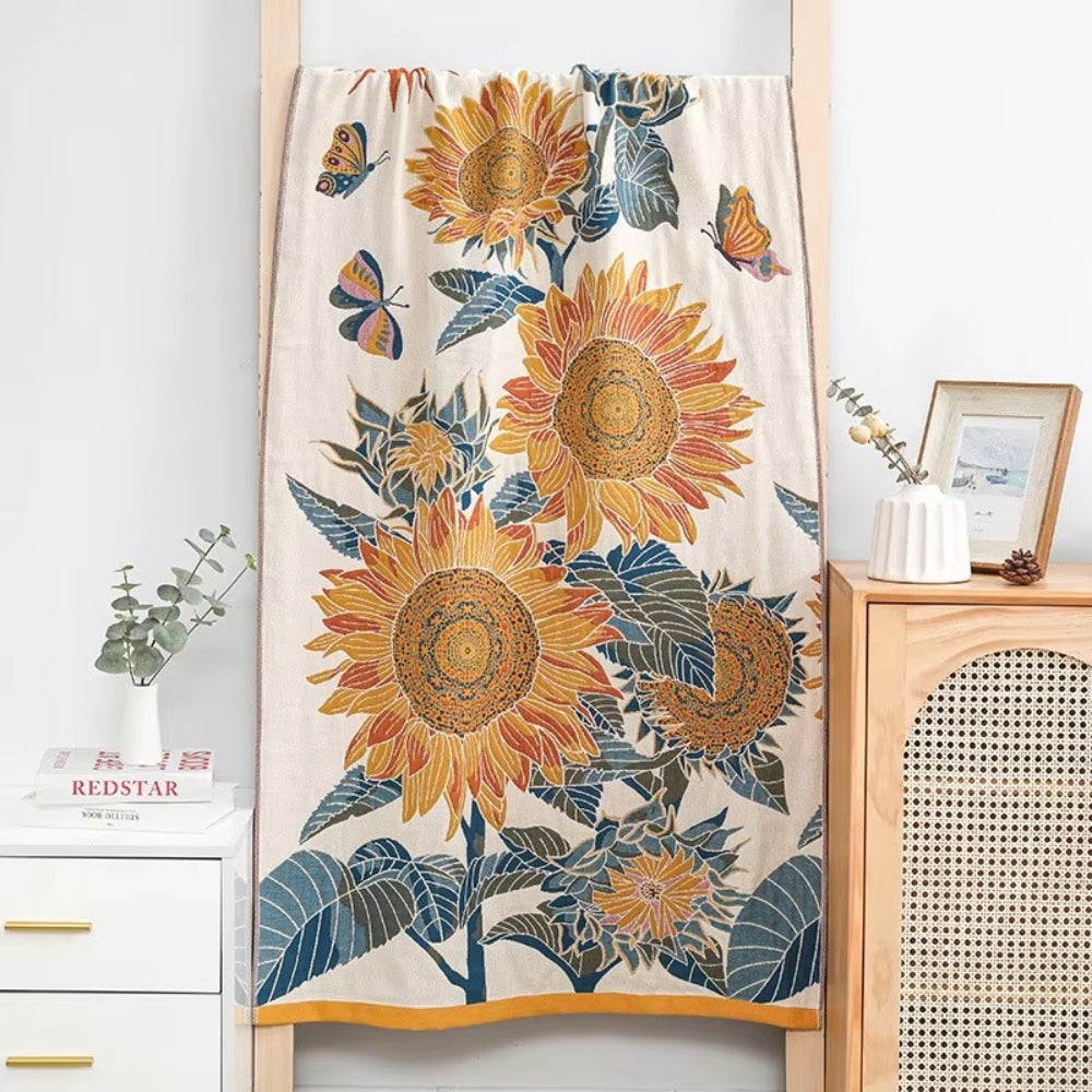  Savanna Bloom Baumwollbadetuch-1