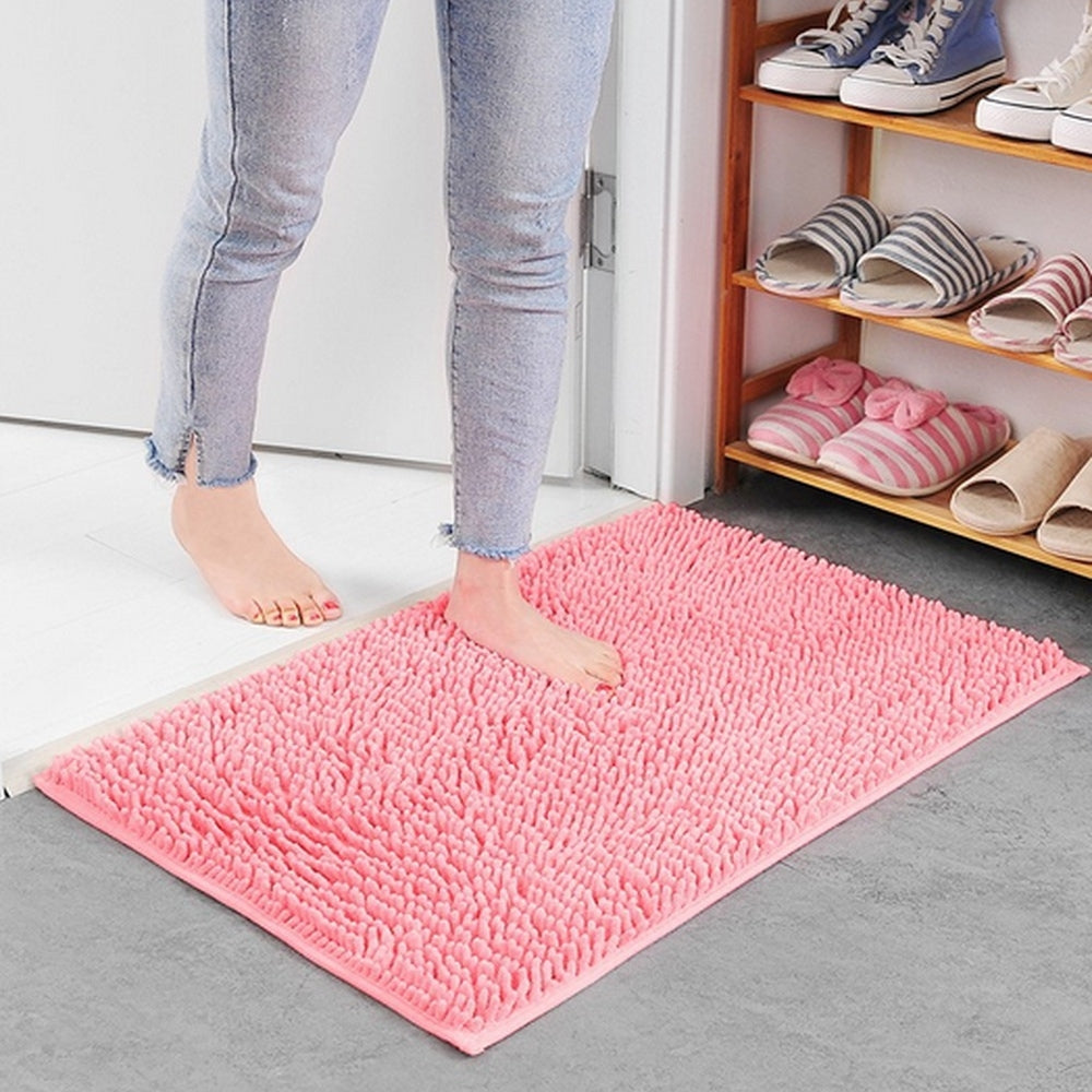 Mavi weicher Chenille Bad Teppich Fußmatte-6