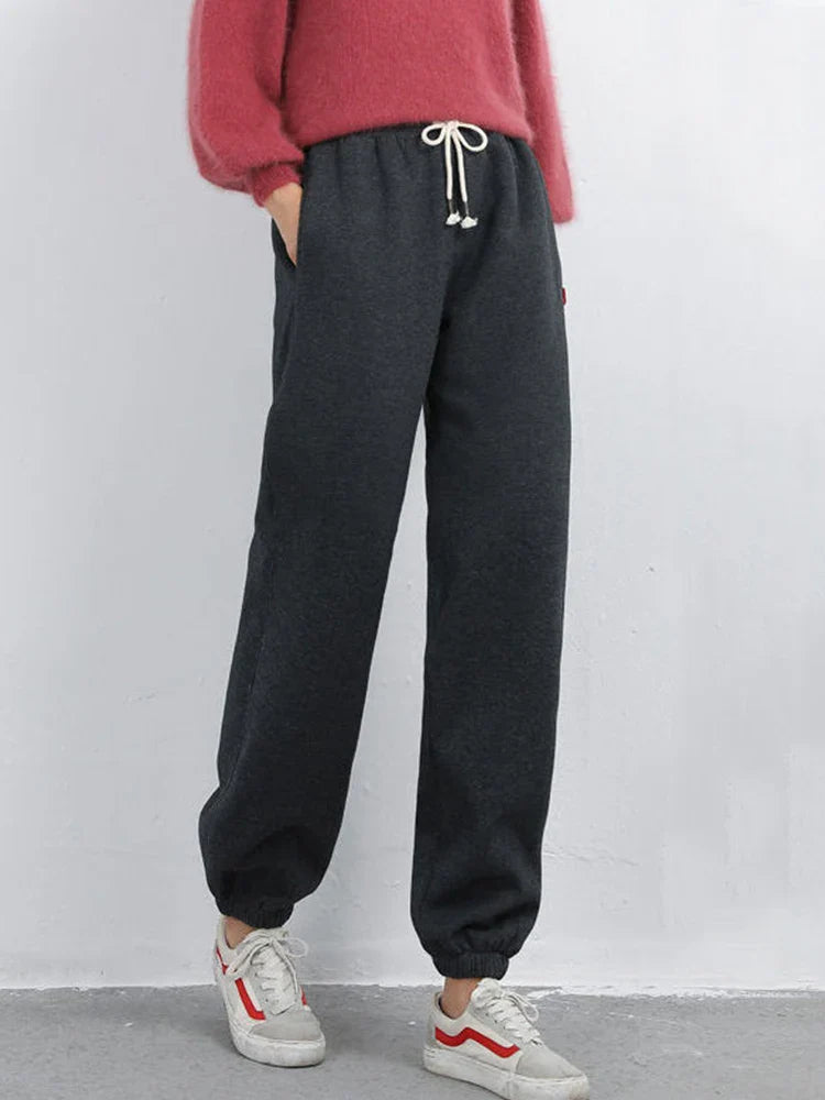 MARY | Damen dicke Fleece Winterleggings