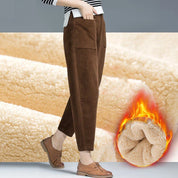 THEA | Lässige Fleece Winter Baggy Hose