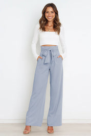 AIRA | Luftige Damen Leinen-Palazzohose