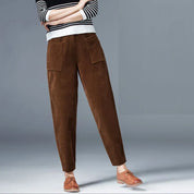 THEA | Lässige Fleece Winter Baggy Hose