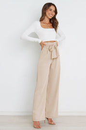 AIRA | Luftige Damen Leinen-Palazzohose