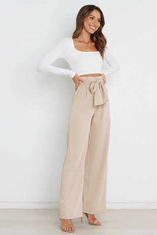 AIRA | Luftige Damen Leinen-Palazzohose