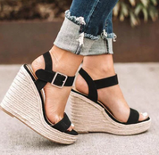 Lia | Komfortable Keilsandalen – Modern & Selbstbewusst