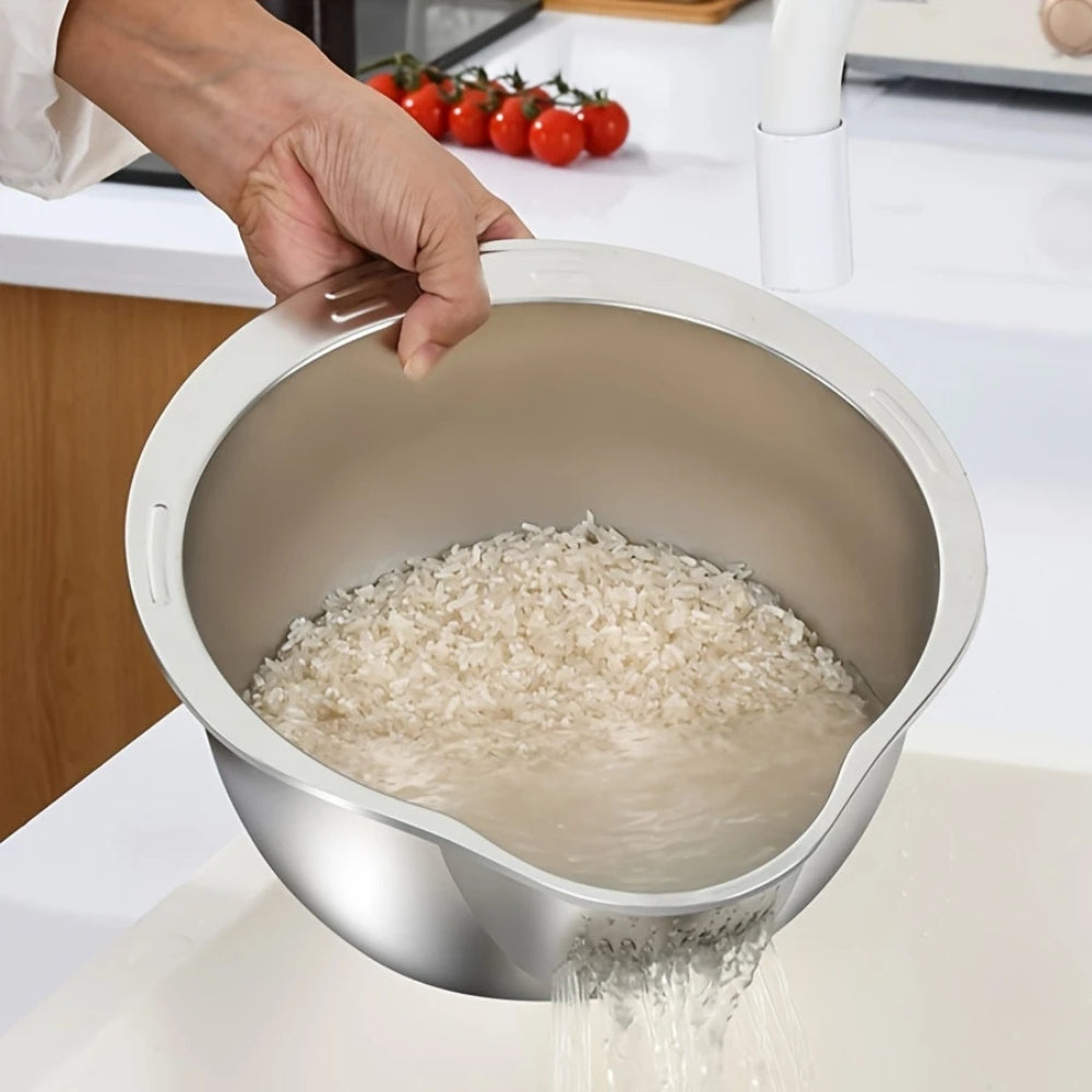 Smart Drain Food Mesh Colander-1