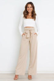 AIRA | Luftige Damen Leinen-Palazzohose